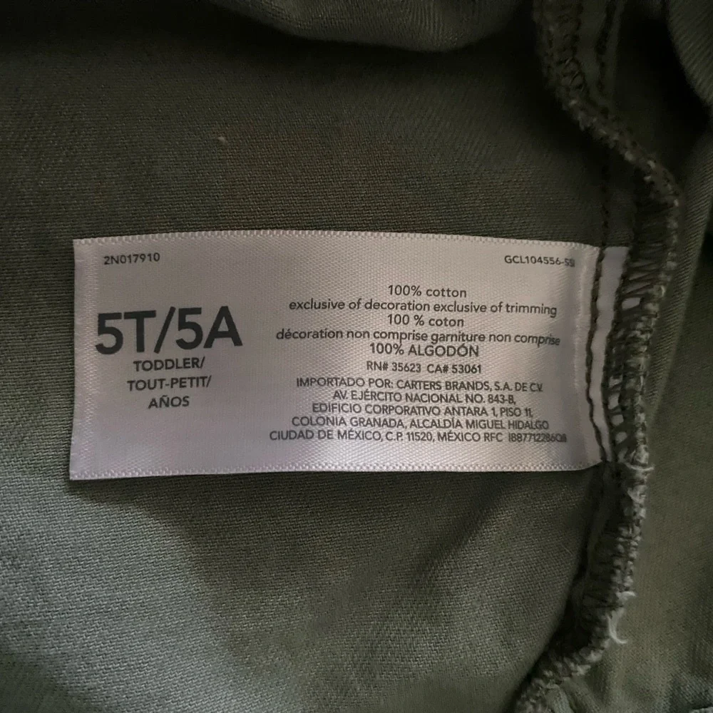 OSH KOSH BGOSH-GREEN JACKET-SIZE 5
